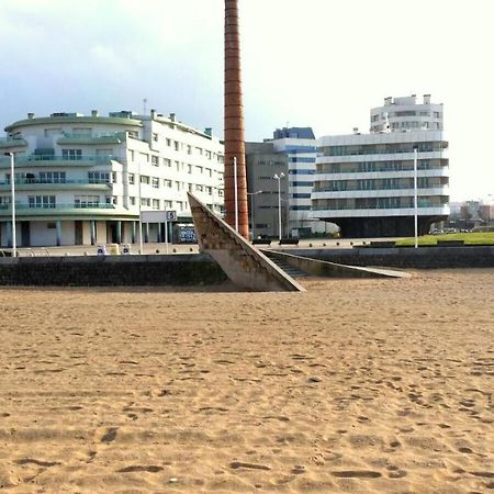 Apartamento Playa Poniente Gijón Buitenkant foto